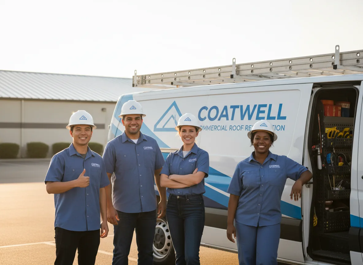 Commercial roof coating company in Linden, TN